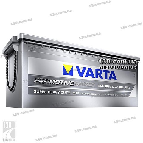 Varta Silver Dynamic 680108 180 Ah — car battery right “+”