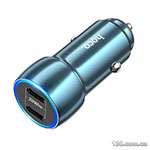 Car charger HOCO Z48 Tough 40W dual port (2C) car charger Sapphire Blue