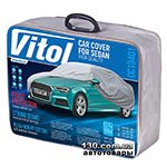 Тент автомобільний Vitol CC13401 L PEVA + PP з підкладкою з бавовни та сумкою