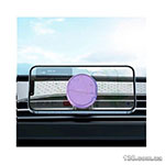 Автомобильный держатель HOCO H1 Crystal magnetic car holder (air outlet) Romantic Purple