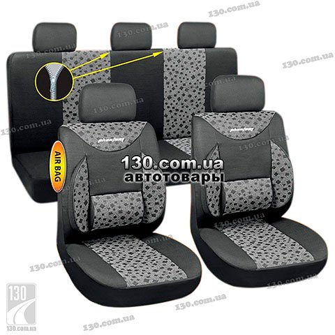 Milex Phantom Grey — автомобільні чохли на передні і задні сидіння колір сірий