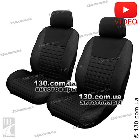 Car seat covers with heat function Milex Arctic Black