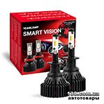 Светодиодные автолампы (комплект) Carlamp Smart Vision H1 6500K (SM1)
