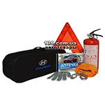 Набір автомобіліста з сумкою Poputchik 01-039-Л чорний для Hyundai