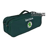 Cars owner set with a bag Poputchik 01-056-L green for Skoda