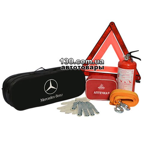 Poputchik 01-066-л — набор автомобилиста с сумкой черный для Mercedes-Benz
