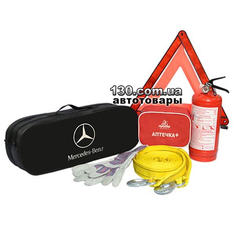 Poputchik 01-067-k — cars owner set with a bag black for Mercedes-Benz