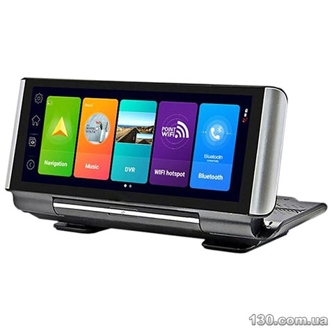 Автомобільний відеореєстратор Celsior DVR TAB 7 на Android, з дисплеєм 7", Bluetooth, GPS, Wi-Fi і двома камерами