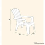 Chair Bica Maryland color white