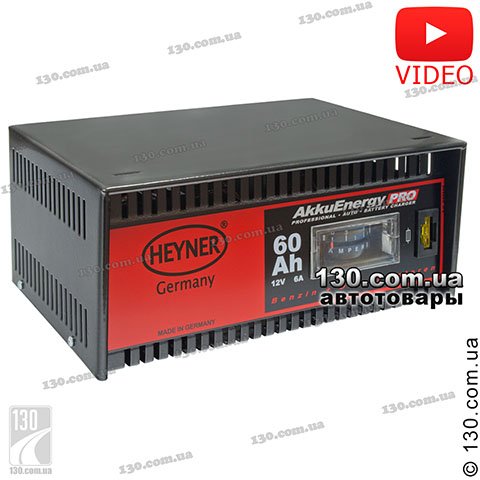 Зарядное устройство HEYNER Professional AkkuEnergy PRO 930 600 12 В, 6 А для автомобильного аккумулятора и мотоцикла