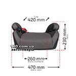 Child car seat with ISOFIX HEYNER SafeUp Fix L Pantera Black (793 110)