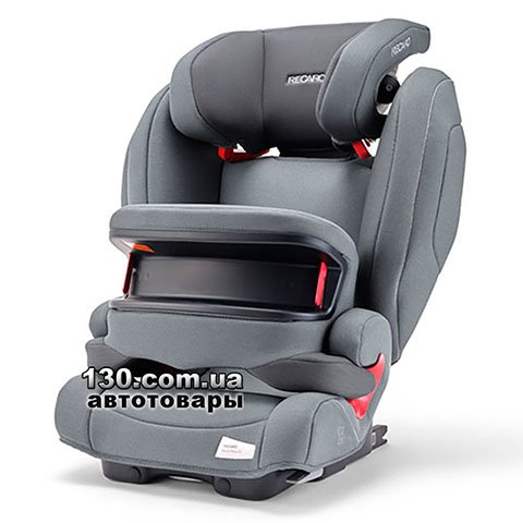 Recaro Monza Nova IS Seatfix Prime — детское автокресло с ISOFIX Silent Grey