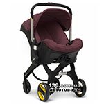 Child car seat with stroller Doona Infant Burgundy / Cherry