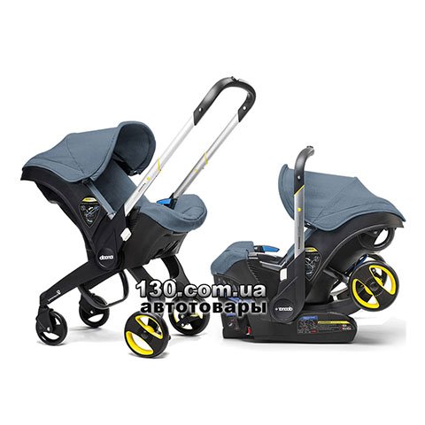Doona Infant — детское автокресло с коляской (3 в 1) Navy Blue / Marine