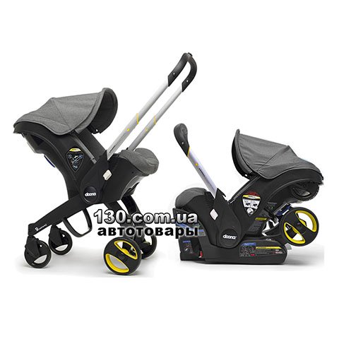 Doona Infant — детское автокресло с коляской (3 в 1) Storm / Gray