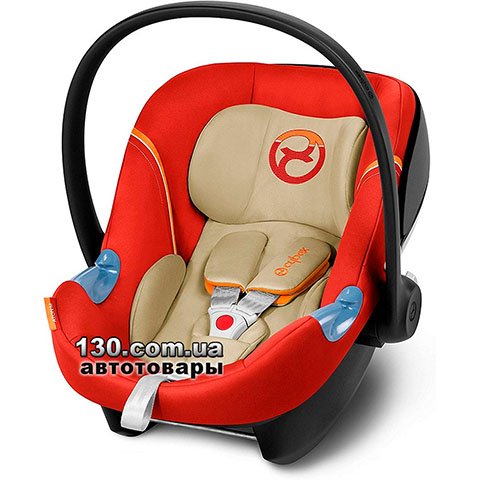 Cybex Aton M Autumn Gold burnt red — baby car seat