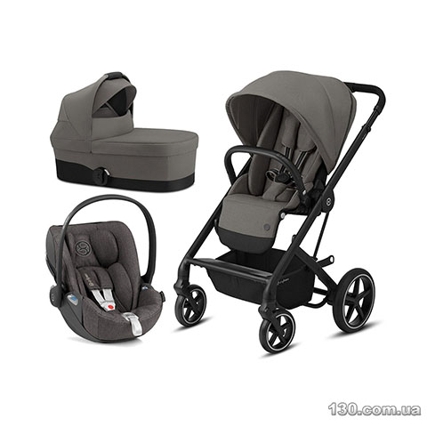 Cybex Balios S Lux Soho Grey — child car seat with stroller