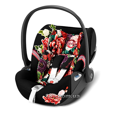 Cybex Cloud Z i-Size Spring Blossom Dark — baby car seat