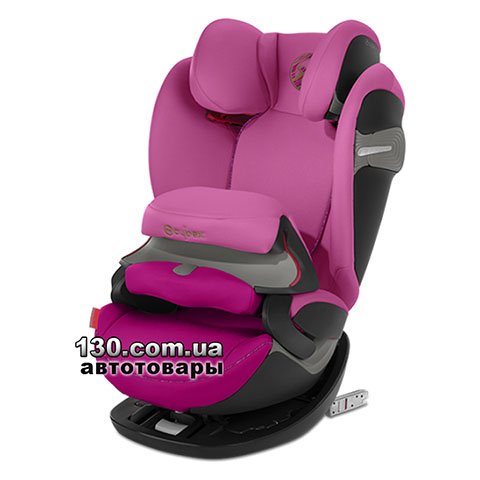 Cybex Pallas S-fix / Passion Pink-purple PU1 — child car seat with ISOFIX