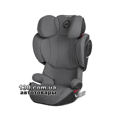 Cybex Solution Z-fix Soho Grey mid grey — child car seat with ISOFIX