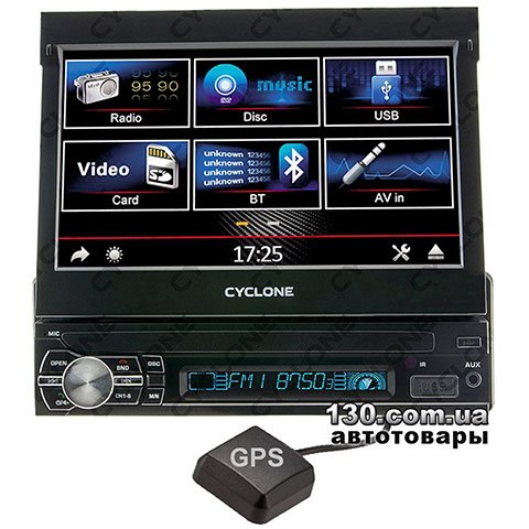 Cyclone MP-7057 GPS — медіа станція з Bluetooth і GPS