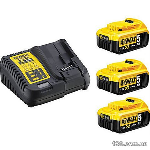 Set of battery and charger DeWalt DCB115P3