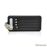 Повербанк Dexim DCA0013 10000 mAh Fast Charge + 2*USB, Black, Q60