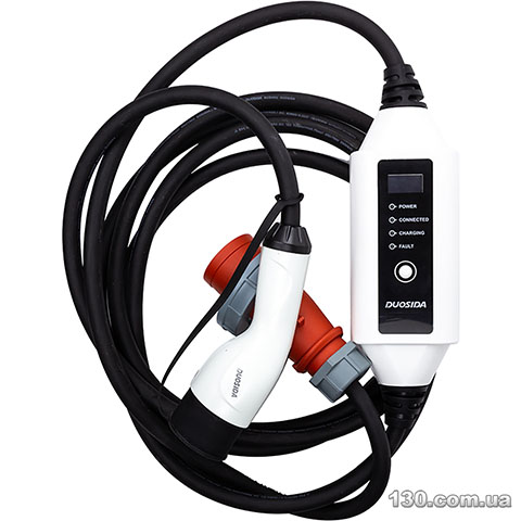 Зарядний пристрій для електромобіля Duosida EV200320 Type 2 - CEE, 32 A, 22 кВт, 3 фазний, 5 м