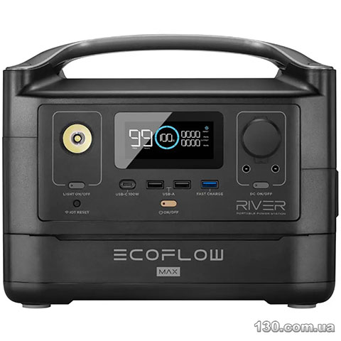 EcoFlow RIVER Max — Портативна електростанція 576 Вт/год (EFRIVER600MAX-EU)