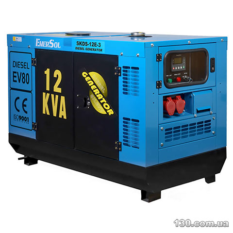 Diesel generator EnerSol SKDS-12E-3B