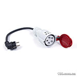 Зарядное устройство для электромобиля Eveus M32 Pro Type1 с Wi-Fi, Schuko/CEE, 7 - 32 А, 7.3 кВт, 1 фазный, 5 м