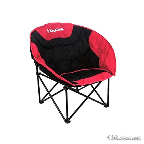 Folding chair KingCamp Moon Leisure Chair (KC3816 Black/Red)