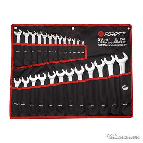 Wrench set Forsage F-5261P36