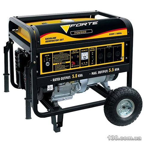 Gasoline generator Forte FG6500