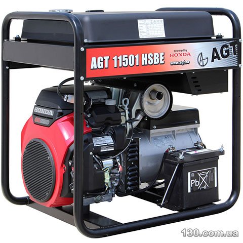 Генератор бензиновий AGT 11501 HSBE R45 (PFAGT11501H45/E)