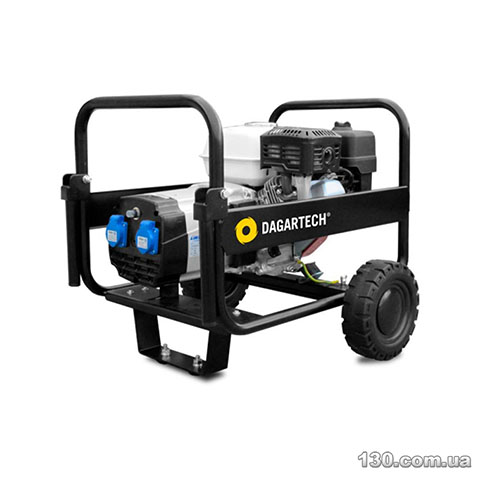 Gasoline generator Dagertech DGH 5000B with AVR and wheel kit