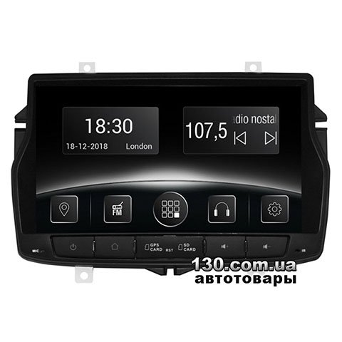 Штатная магнитола Gazer CM5008-VST на Android с WiFi, GPS навигацией и Bluetooth для Lada