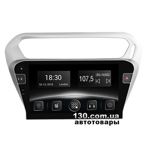 Штатна магнітола Gazer CM5510-ELS на Android з WiFi, GPS навігацією і Bluetooth для Peugeot