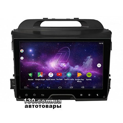 Штатна магнітола Gazer CM6509-SL на Android з WiFi, GPS навігацією та Bluetooth для Kia