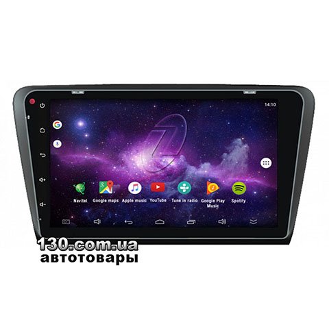 Штатная магнитола Gazer CM6510-5E3 на Android с WiFi, GPS навигацией и Bluetooth для Skoda