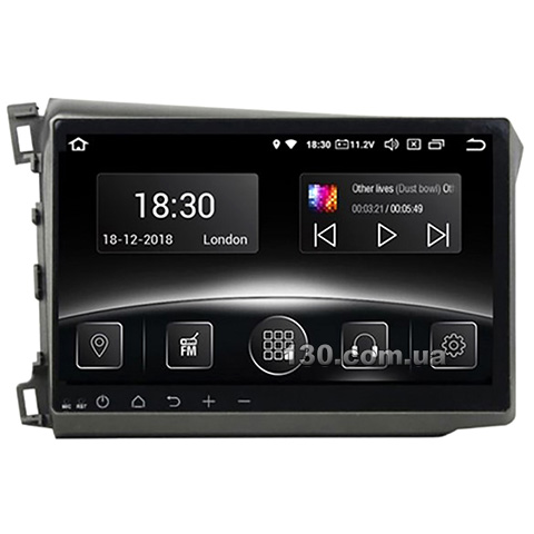 Штатная магнитола Gazer CM6510-FG на Android с WiFi, GPS навигацией и Bluetooth для Honda
