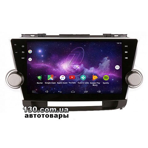Штатна магнітола Gazer CM6510-XU40 на Android з WiFi, GPS навігацією та Bluetooth для Toyota