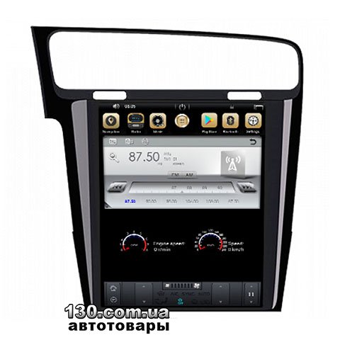 Штатная магнитола Gazer CM7010-BE1 на Android с WiFi, GPS навигацией и Bluetooth для Volkswagen