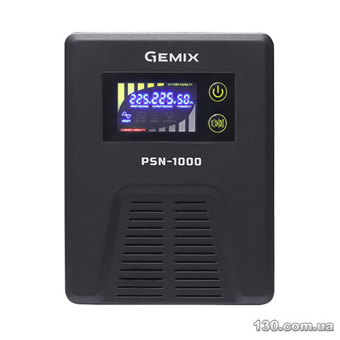 Джерело безперебійного живлення Gemix PSN-1000 з чистою синусоїдою