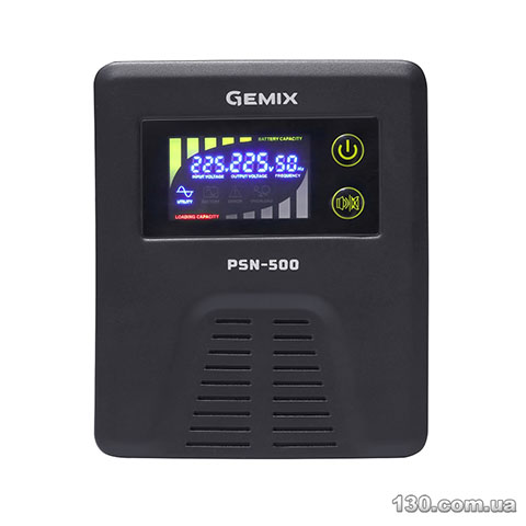 Gemix PSN-500 — джерело безперебійного живлення з чистою синусоїдою