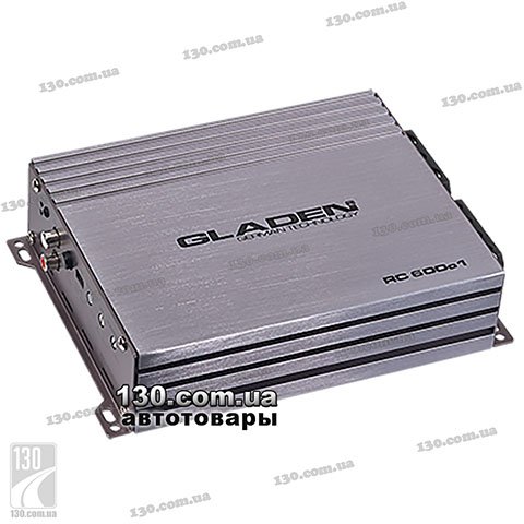 Автомобильный усилитель звука Gladen RC 600c1 одноканальный