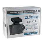 Автомобильный видеорегистратор Globex GE-117 Magnet с дисплеем, функцией WDR и магнитным креплением