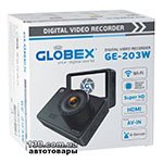Автомобильный видеорегистратор Globex GE-203W с Wi-Fi и дисплеем