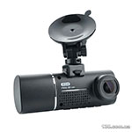 Автомобильный видеорегистратор Globex GE-217 Dual Cam с дисплеем, функцией WDR и двумя камерами