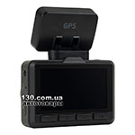 Автомобільний відеореєстратор Globex GE-305WGR з двома камерами, Wi-Fi, GPS, дисплеєм та магнітним кріпленням
